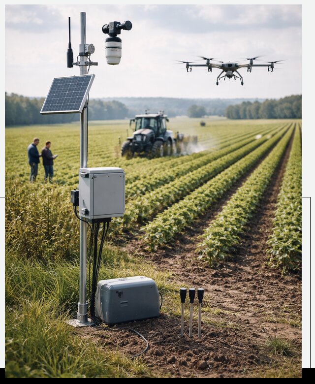 Разработка IoT мониторинга полей в Борисоглебске от 8843 р. | АвикейБрс